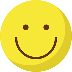 Emoticon Emoji  vector icon with isolated background 