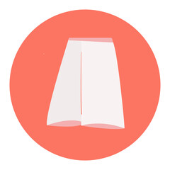 Clothes & Accessories round colored icon pack