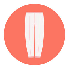 Clothes & Accessories round colored icon pack