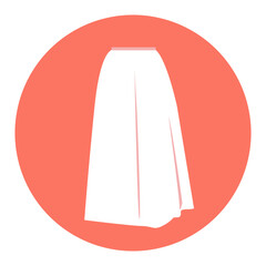 Clothes & Accessories round colored icon pack