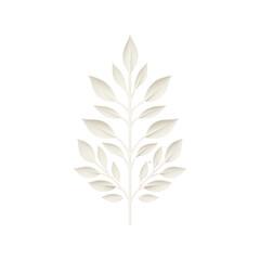 Obraz premium A delicate illustration of a leaf displaying intricate details and elegance, perfect for nature-themed projects on transparent background.