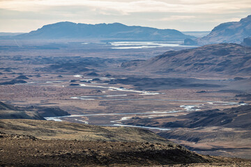 Highlands of Iceland landscape in autumn
