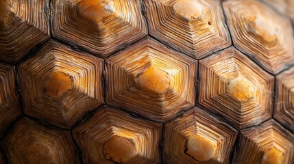 Fototapeta premium Close-up of a turtle shell