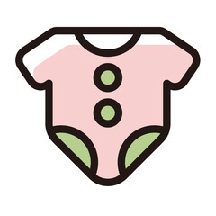 clothing accessories two soft colored icon pack