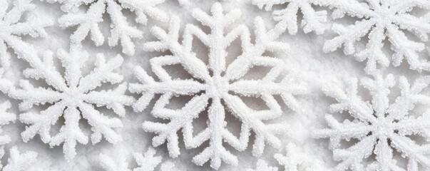 Icy snowflakes capturing the cold beauty of winter s natural design, snowflakes  ice  beauty, cold and clear