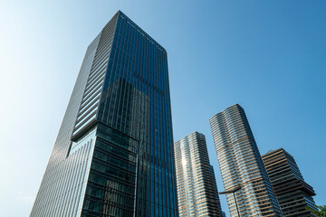 Fototapeta premium Modern office building in the financial center