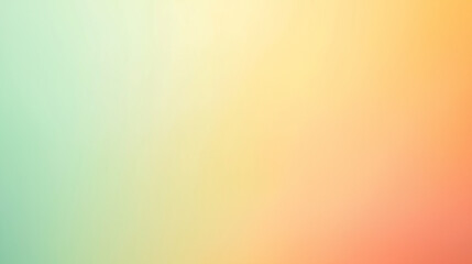 Soft Green and Orange Gradient Background
