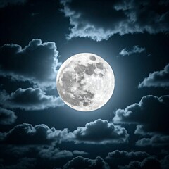 Obraz premium moon and clouds