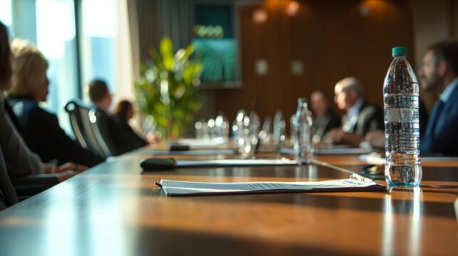 A city council meeting discussing new crime prevention policies, showing the role of local government in reducing crime