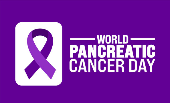 World Pancreatic Cancer Day background or banner design template is observed every year in November. Holiday concept. Template for card, poster, placard, template.