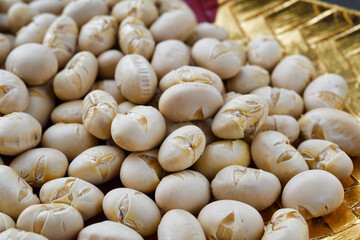 日本の節分：節分豆  (節分の豆)　コピースペースあり　背景素材　Japanese Setsubun: Setsubun beans (Setsubun beans) Copy space available Background material