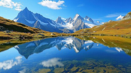 Obraz premium Mountain Lake Reflection