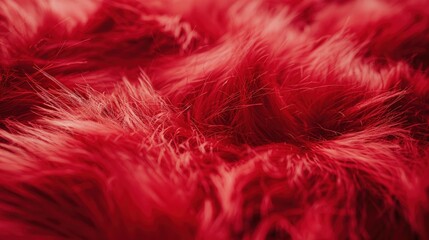 Fototapeta premium Red fur close up