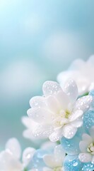 Delicate white flowers