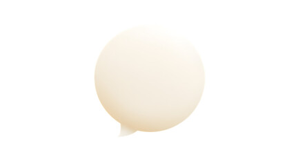 Speech bubble isolated on transparent background
