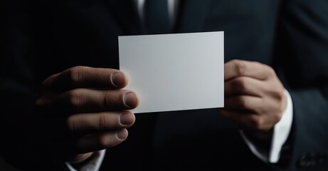 Naklejka premium Blank White Paper Mockup. AI generated illustration.