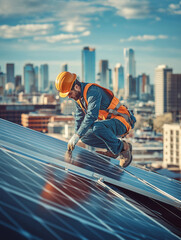 Solar Energy Solutions: Solar Panels Generating Clean, Renewable Power, Helping Homes and Industries Reduce Their Reliance on Fossil Fuels and Build a Greener, More Sustainable Future for the Planet