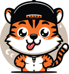 tiger cartoon character