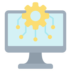 Algorithm  Icon Element For Design
