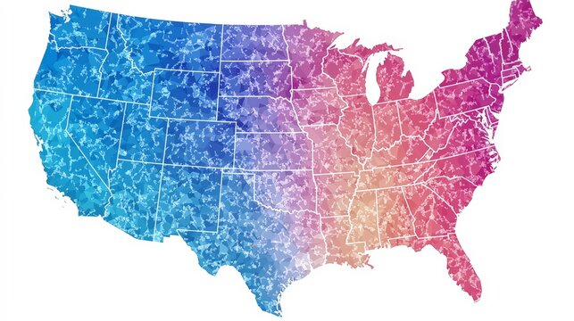 A comparison of crime statistics from different states using UCR data, showing regional differences