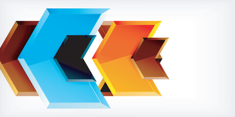 Arrow technology and business concept background. Vector Illustration For Wallpaper, Banner, Background, Card, Book Illustration, landing page