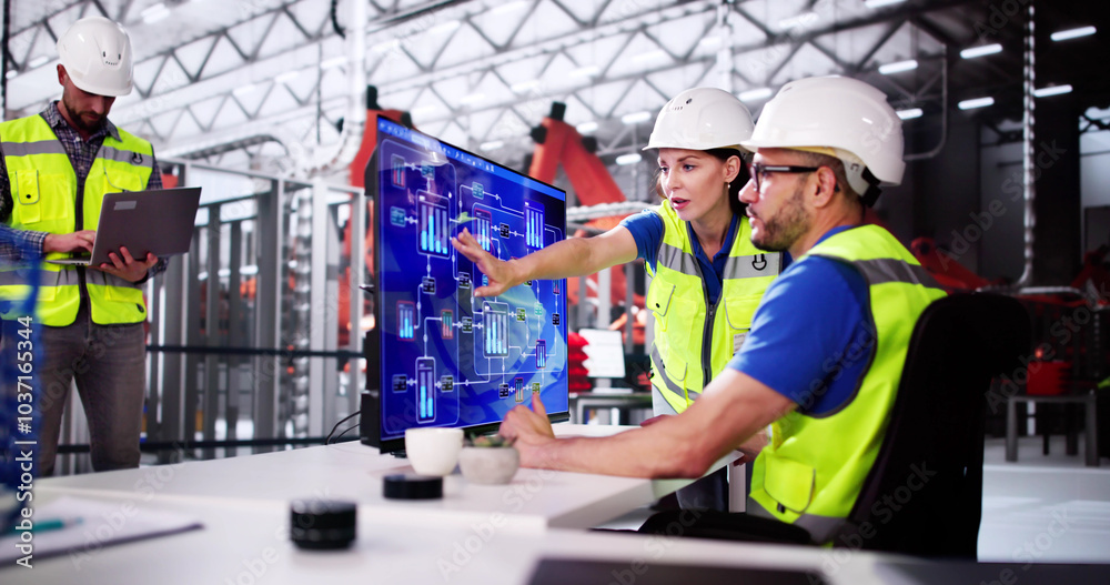 Poster Engineer Operator Using Scada System