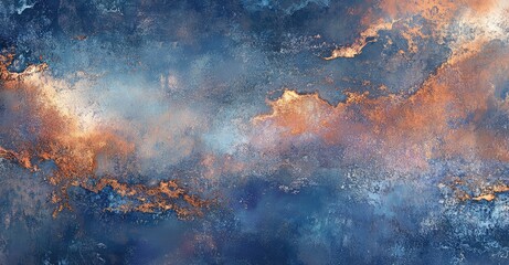 Obraz premium Weathered Metal Texture. AI generated illustration.