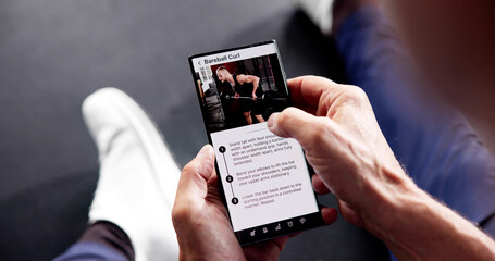 Sport Training Using Mobile Phone App