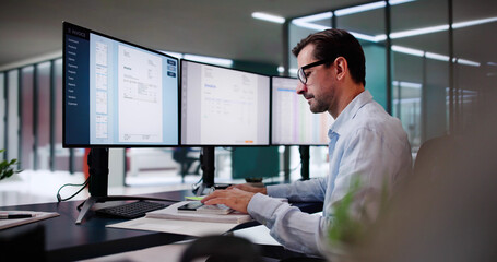 Digital Electronic Bill And Accountant E Invoice