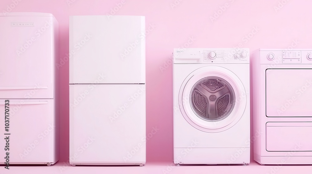 Poster smart home automation, a dynamic animation showcasing the seamless integration of smart appliances t