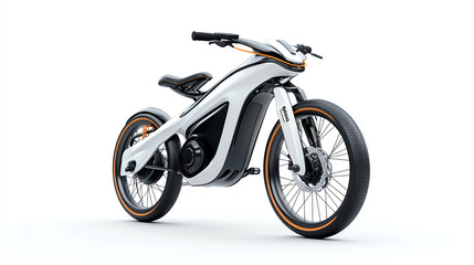 Futuristic electric bicycle showcasing innovative design and technology for modern commuters