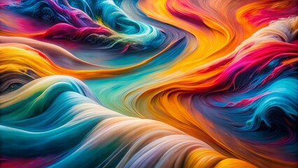 Obraz premium Colorful Fluid Shape Flow Abstract Concept - Long Exposure Photography for Modern Art