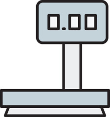 Electronic Kitchen Scale Icon