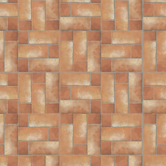 Paving cotto mixed size seamless texture