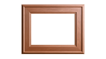 Frame transparency template Natural wood photo frame with a sleek, contemporary design, perfect for enhancing the beauty of paintings, prints, or family portraits