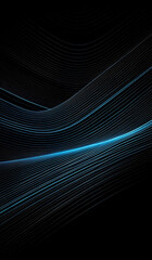 Dark grey background with blue glowing lines for social media post, business, advertising events