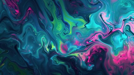 Abstract Swirling Colors