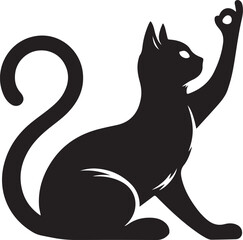 Cat yoga vector illustration and templates