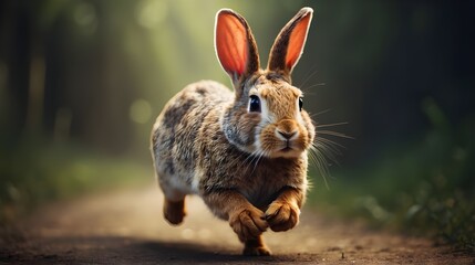 Fototapeta premium rabbit in the woods