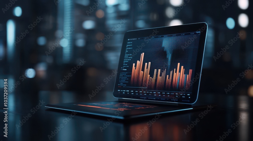 Poster Analyzing business performance through advanced data visualization techniques on modern devices