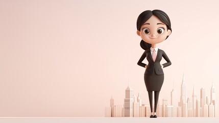 Obraz premium Pink Backdrop Leadership Showcase