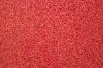 Empty red wall background for texts. Cement texture.