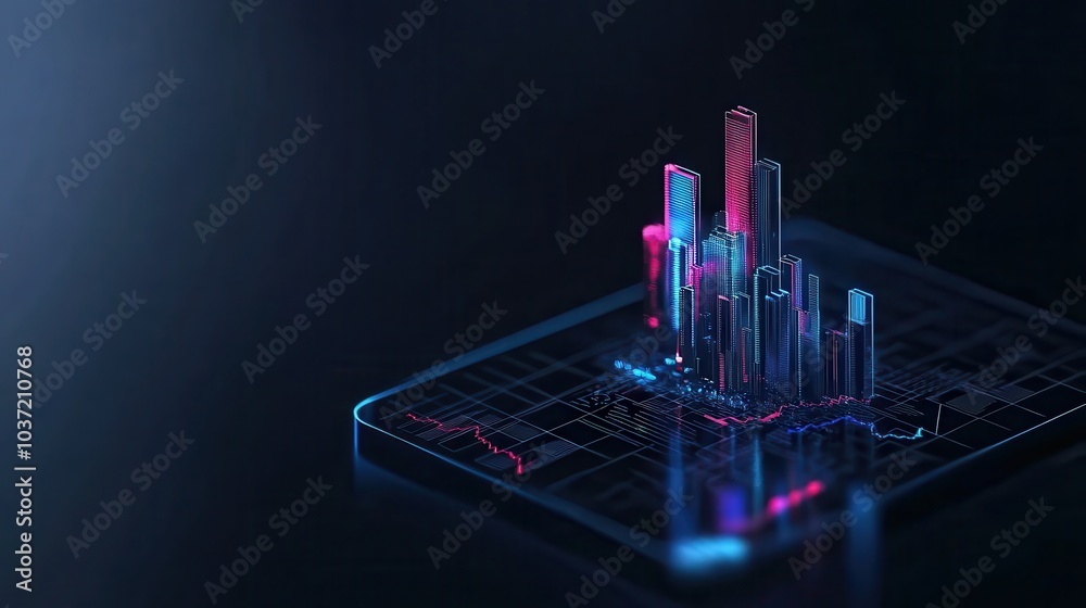 Poster Visualizing data a modern take on 3d graphs and analytics in business intelligence