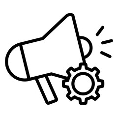 Sales Techniques Outline Icon