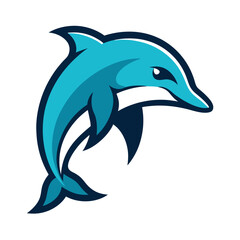 Dynamic Dolphin: The Playful and Powerful Mascot Logo