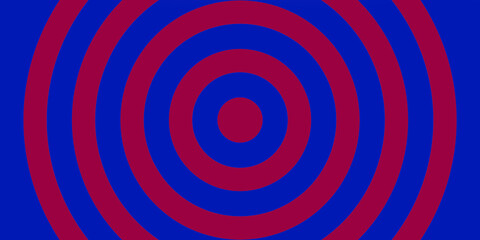 Fondo de círculos concéntricos en color azul y granate (rojo). Colores del fútbol club barcelona © Bittbrew
