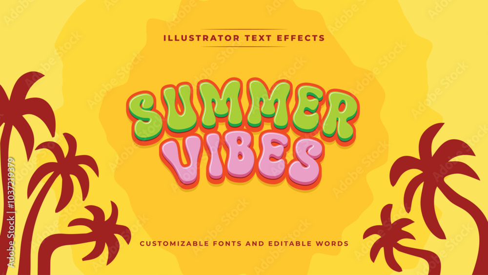 Fototapete summer vibes: capture the essence of sunny days and beach getaways with this fun, retro-inspired sum