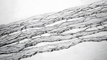 Graphite Fusion: Pencil strokes merging seamlessly, as if different pencils collaborated on the canvas. 