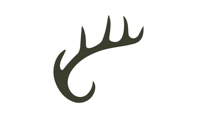 Fototapeta premium deer antler logo 