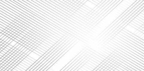 Vector tech geometric thin diagonal striped line pattern gradient minimal transparent background. White geometric pattern transparent background. minimal surface curve wave creative line texture.